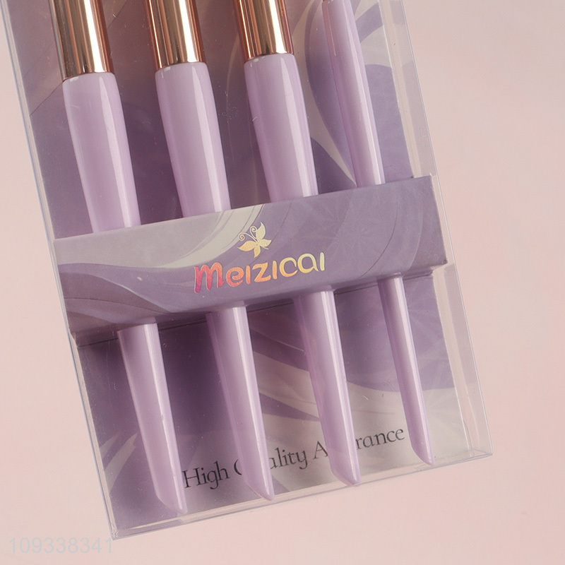 Top products 4pcs soft bristle makeup brush cosmetic brush set