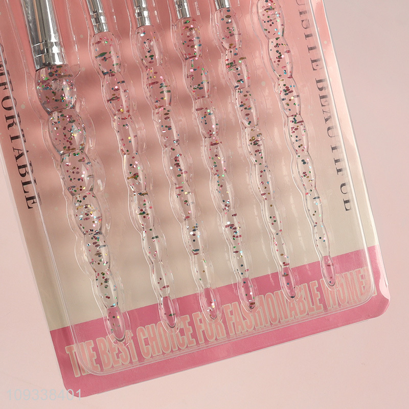 Latest products 6pcs makeup tool makeup brush set