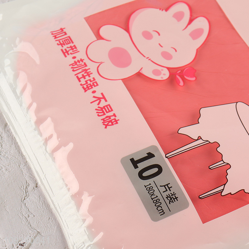 Best selling 10pcs disposable table cloth wholesale