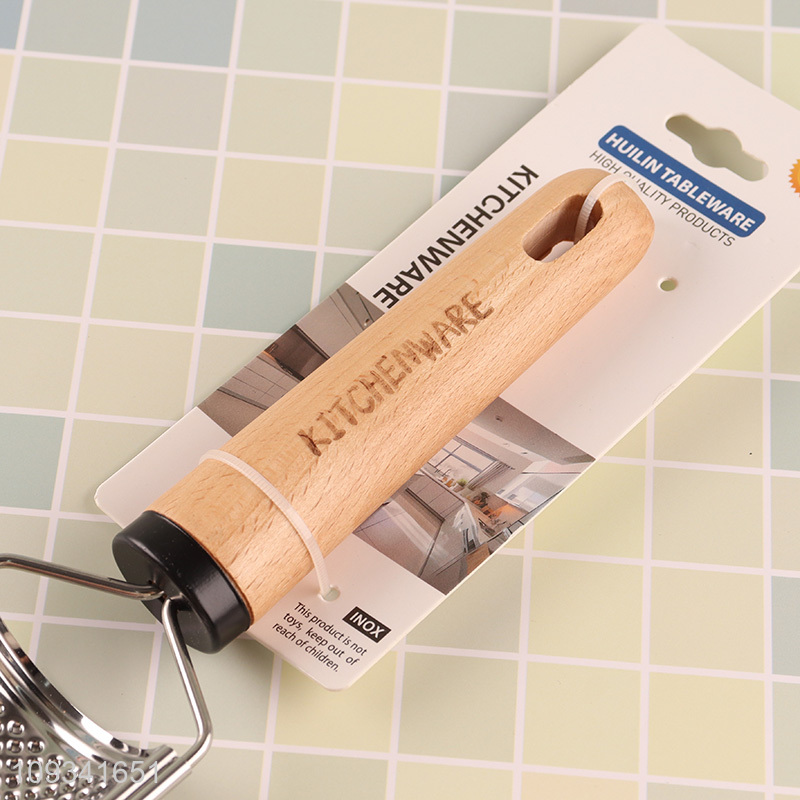 Best sale wooden handle kitchen gadget vegetable grater
