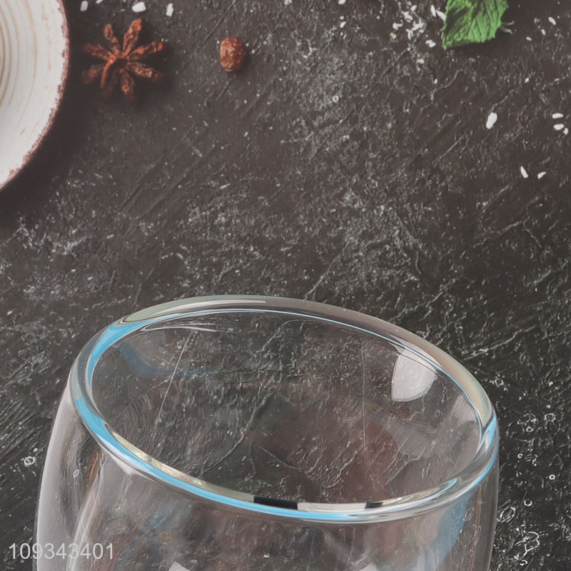 Hot products double-wall glass water cup