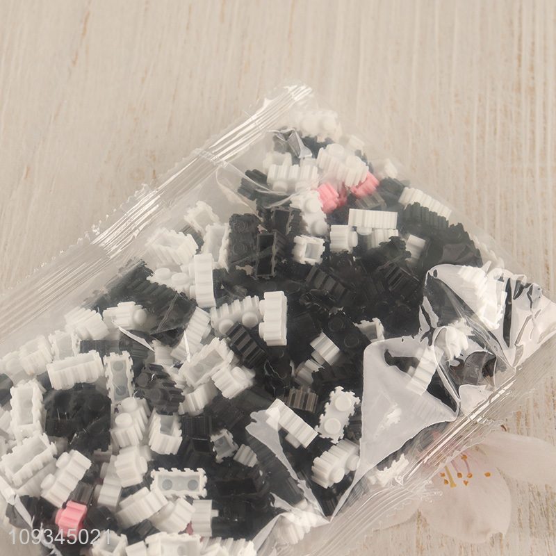 Popular products panda diy assembled building blocks