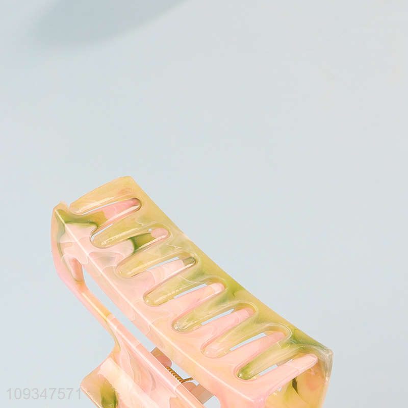 China factory rectangle hair claw clips hair accessories for sale