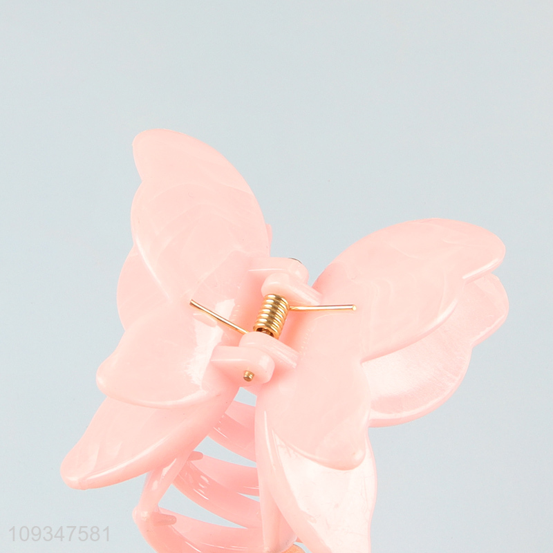 China wholesale butterfly shape hair claw clips hair accessories