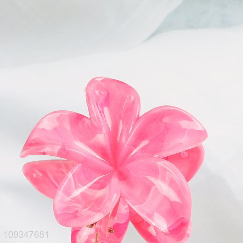 Good sale flower shape hair claw clips hair decoration