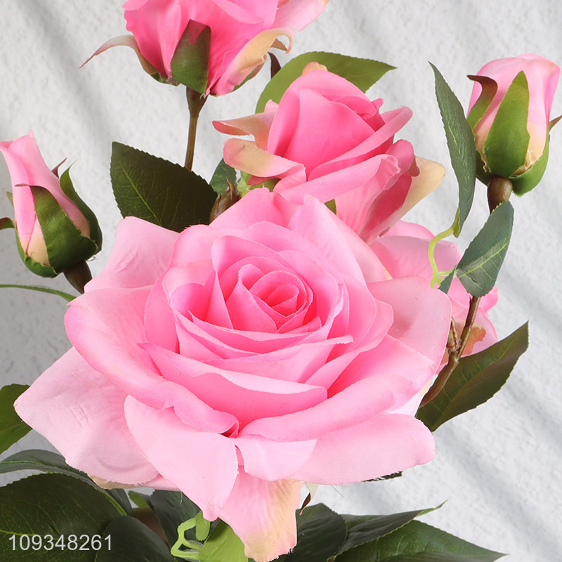 Hot selling artificial potted plant fake flower for garden