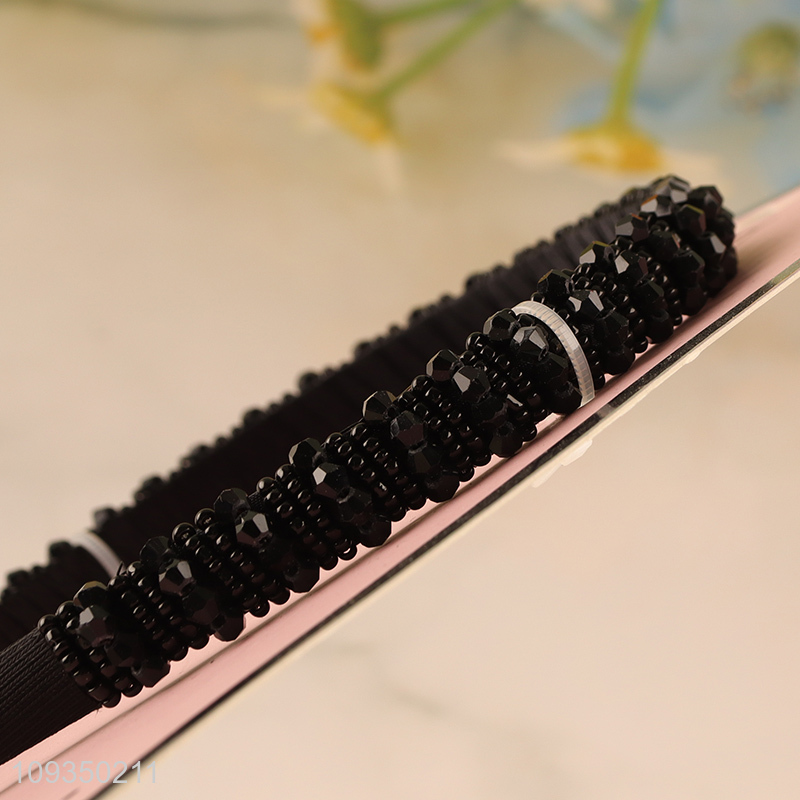 China supplier black hair accessories hair hoop for women