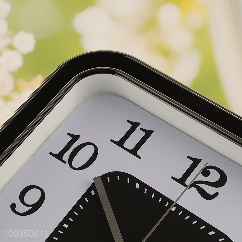 Top quality square wall clock hanging clock