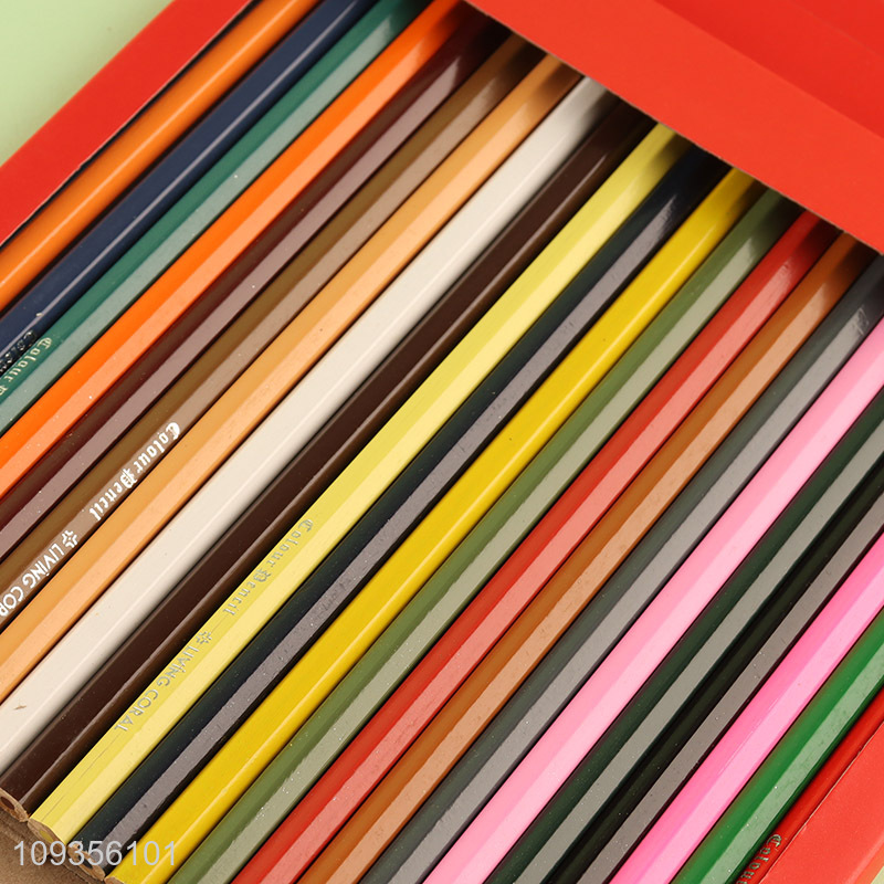 Best sale 24pcs painting colored pencils for stationery
