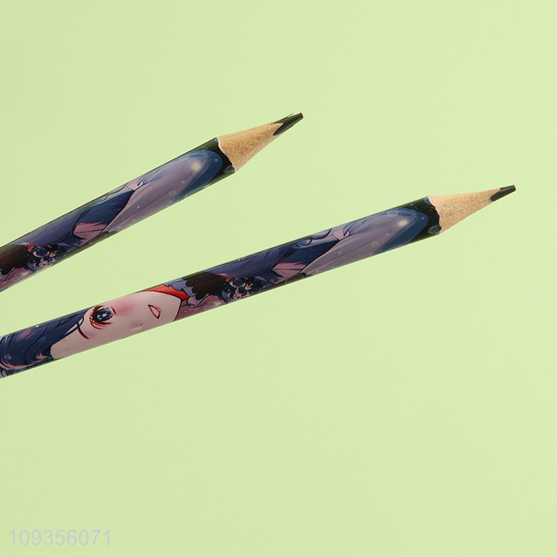 Hot items 12pcs cartoon stationery HB pencils set
