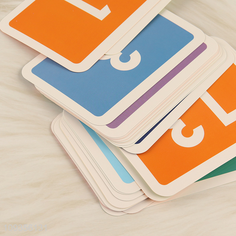 Hot sale 36pages English number Pocket Flash Cards