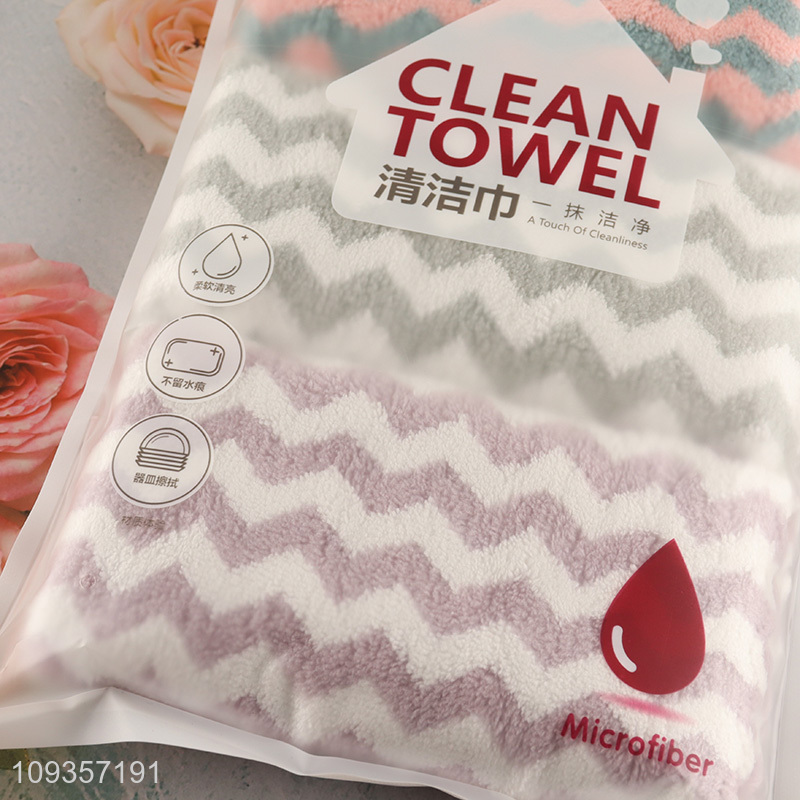 Hot selling microfiber cleaning towel cleaning cloth