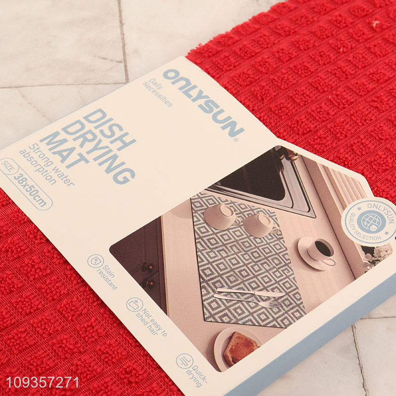 Hot selling kitchen dish drying mat wholesale