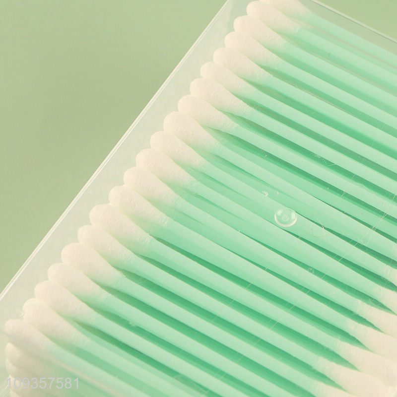 Good quality cotton swab cotton buds with plastic rod