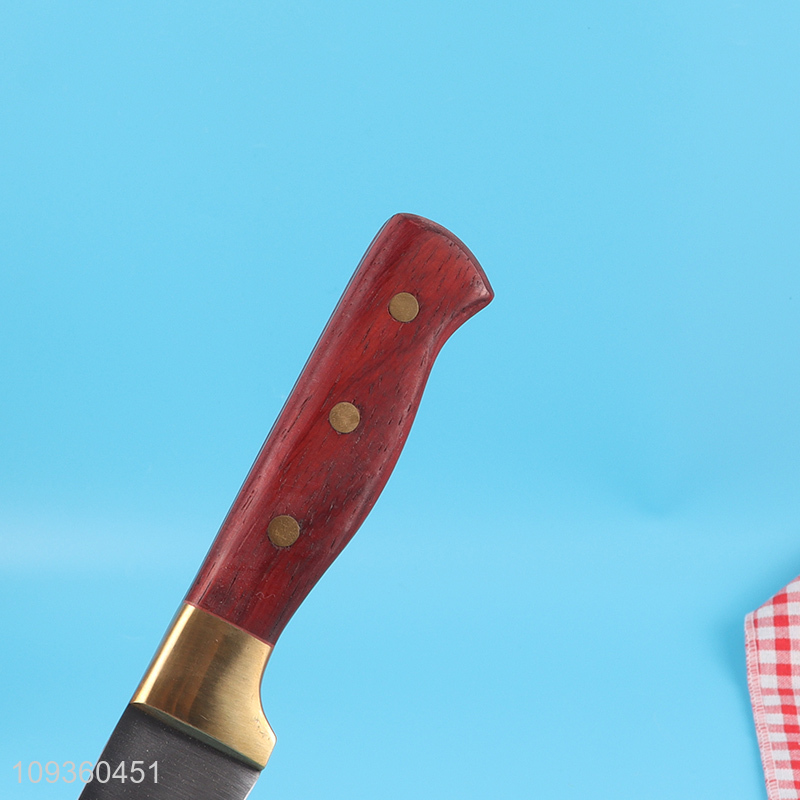 China wholesale kitchen knife meat cleaver knife with stainless steel blade