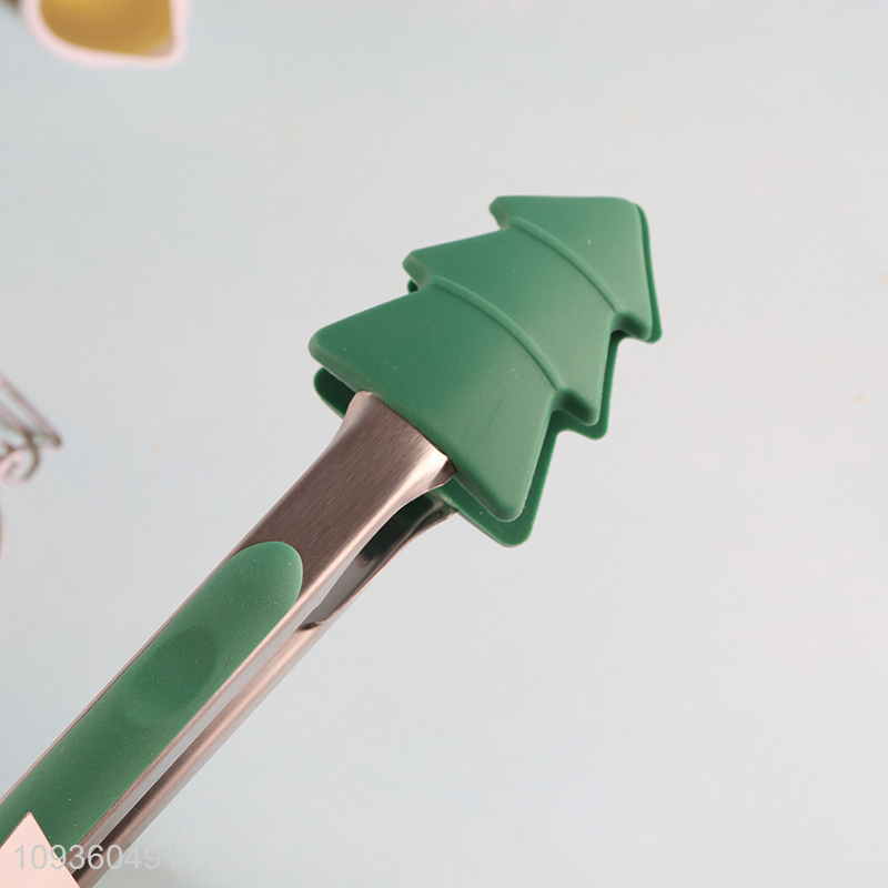 Top products Christmas tree shape food tongs food clips