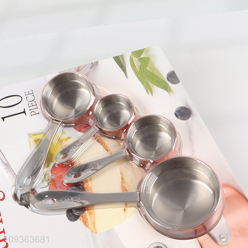 China products 10pcs stainless steel kitchen measuring set