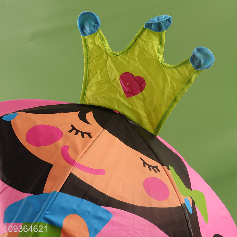 Hot selling cartoon girls princess umbrella wholesale