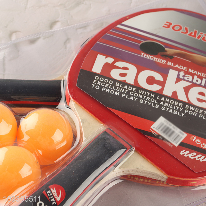 New arrival professional training table tennis racket  set