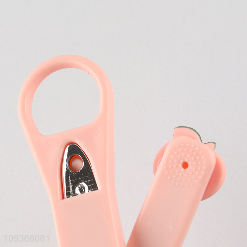 Best selling pink peach nail clipper nail scissors