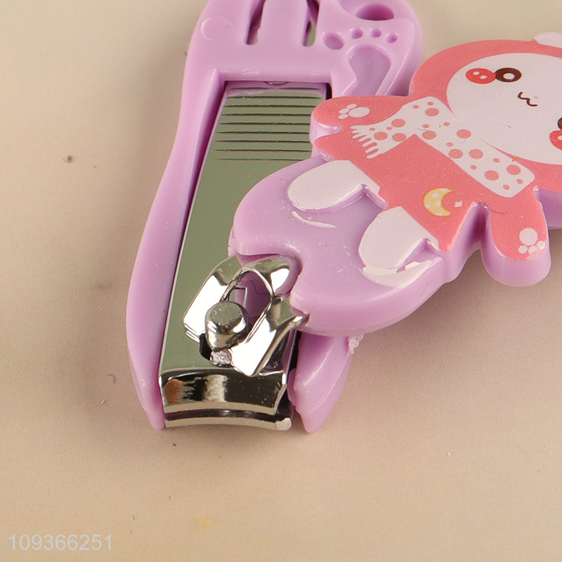 Latest products cartoon cute nail clipper nail scissors set