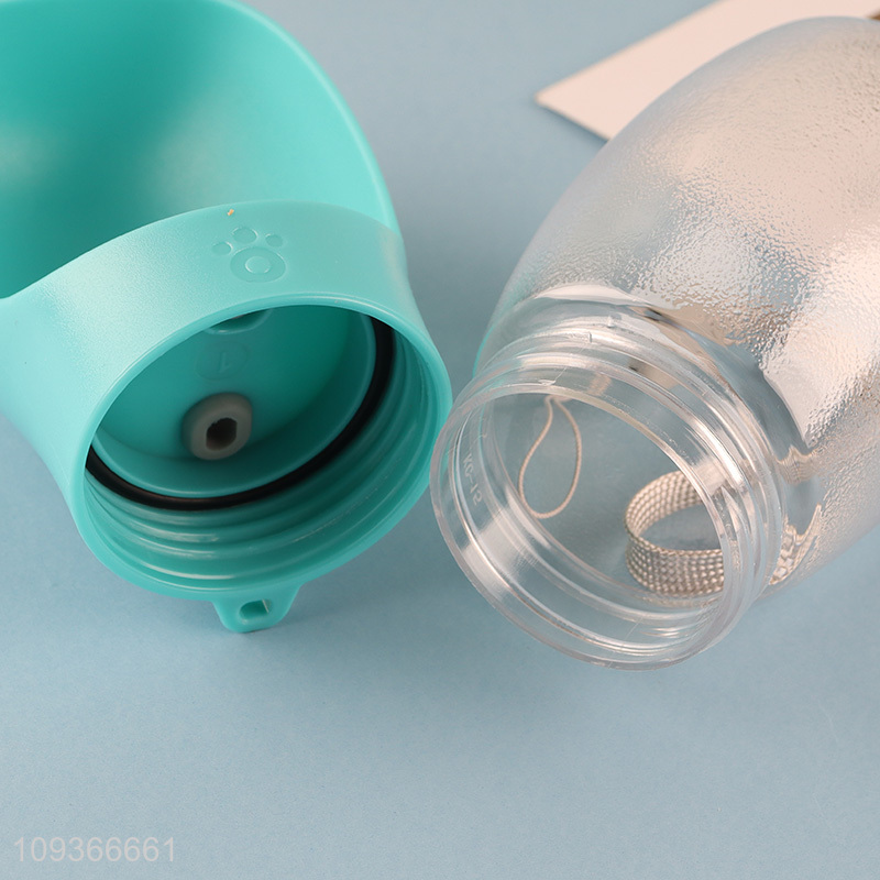 Good price portable outdoor pet water bottle