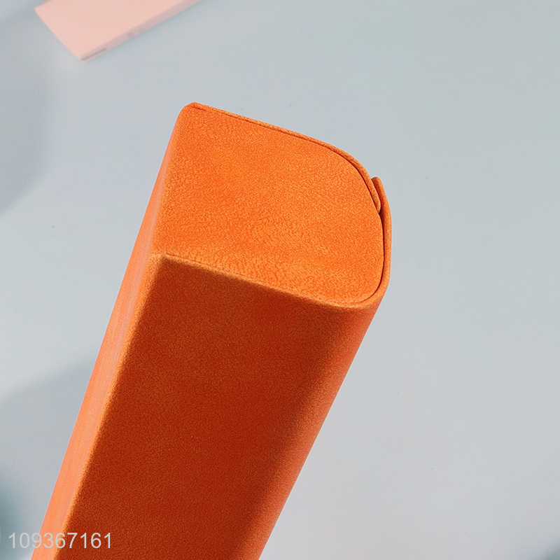 New arrival orange pu glasses case glasses box