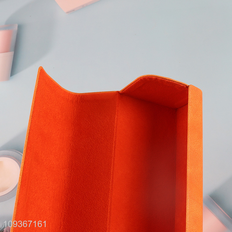 New arrival orange pu glasses case glasses box