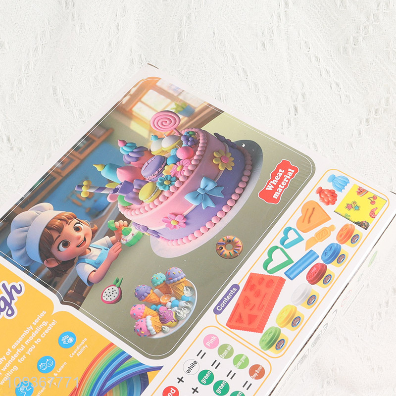 Good selling plasticine toys diy play dough toys for children