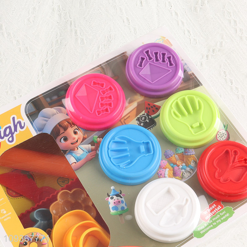 Good selling plasticine toys diy play dough toys for children
