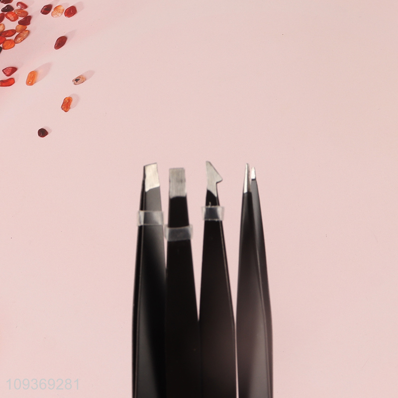 Yiwu market makeup tool eyebrow tweezers set for sale