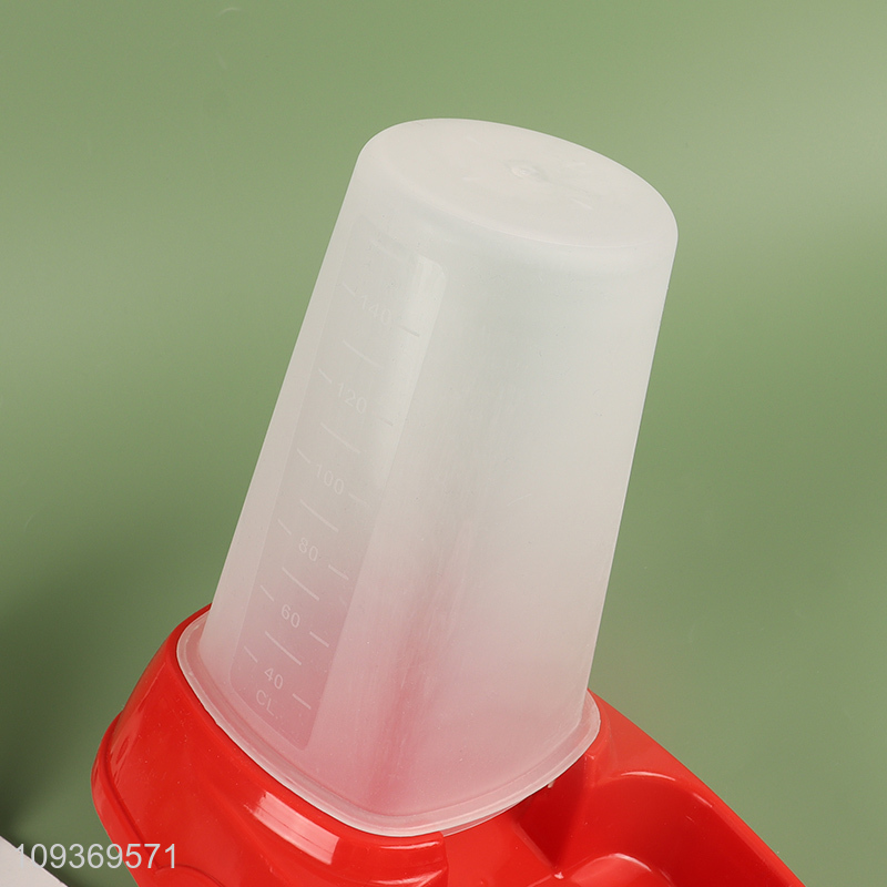 Hot sale 2in1 pet feeding bowl pet water bottle