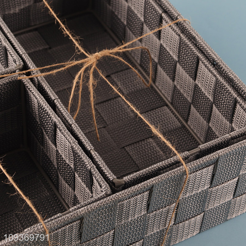 Factory price home office storage basket set