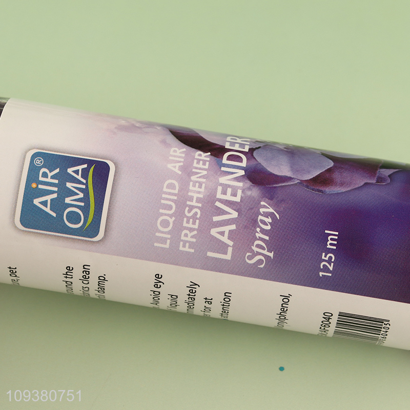 New arrival 125ml lavender liquid air freshener spray
