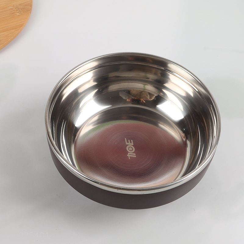 Online wholesale stainless steel vacuum insulated lunch box with handle