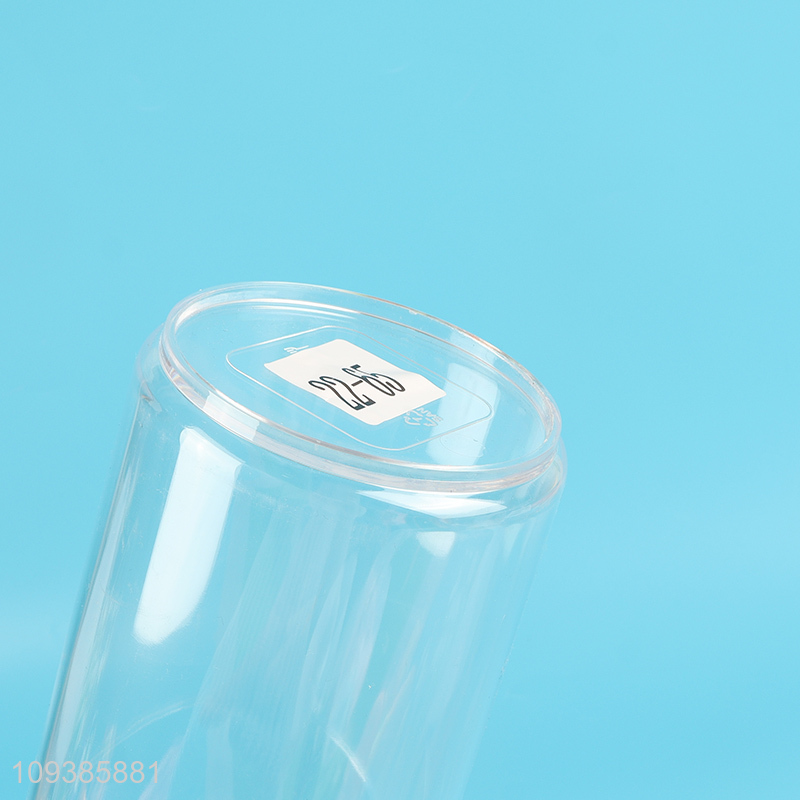 Hot items round home kitchen plastic storage jar