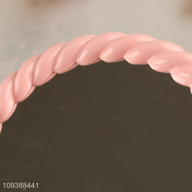 Factory price pink makeup mirror cosmetic mirror