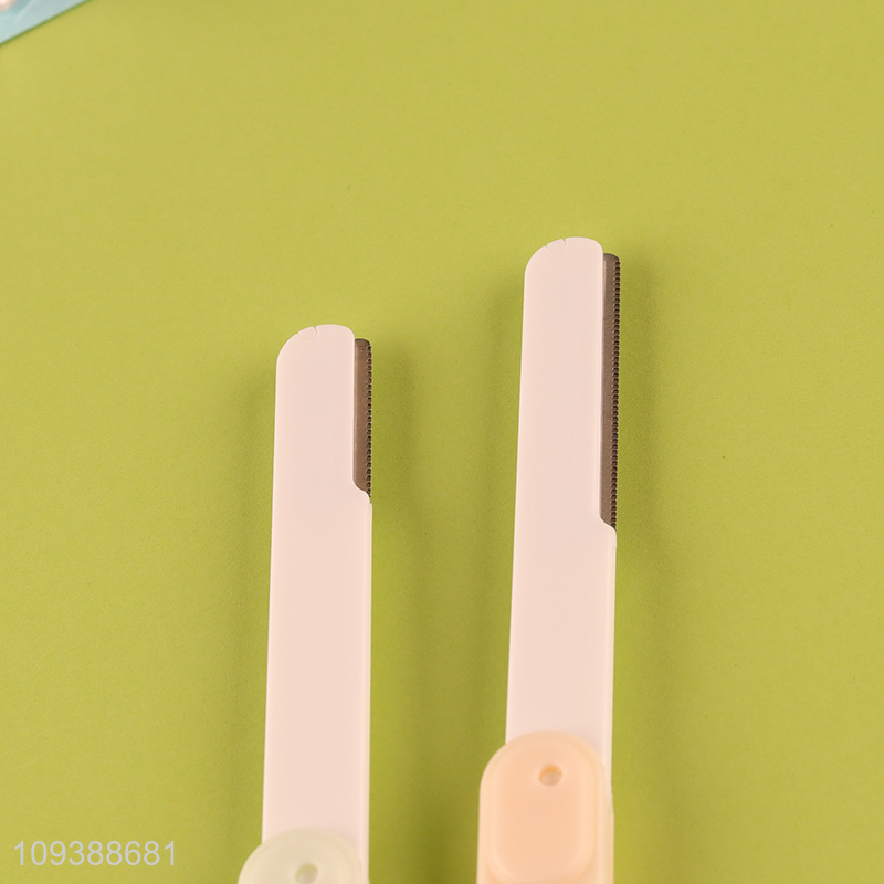 Factory price 2pcs makeup tool eyebrow trimmer set
