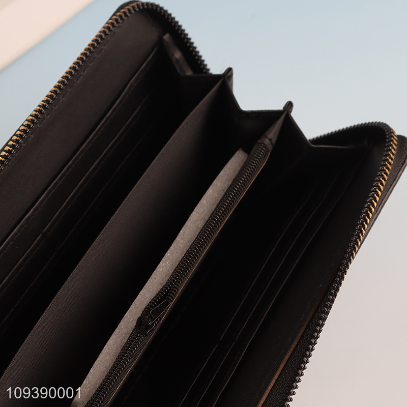 Factory price multicolor fashion long style wallet for sale