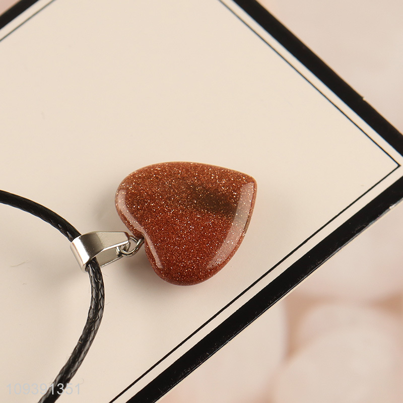 Top sale fashion jewelry stone necklace wholesale