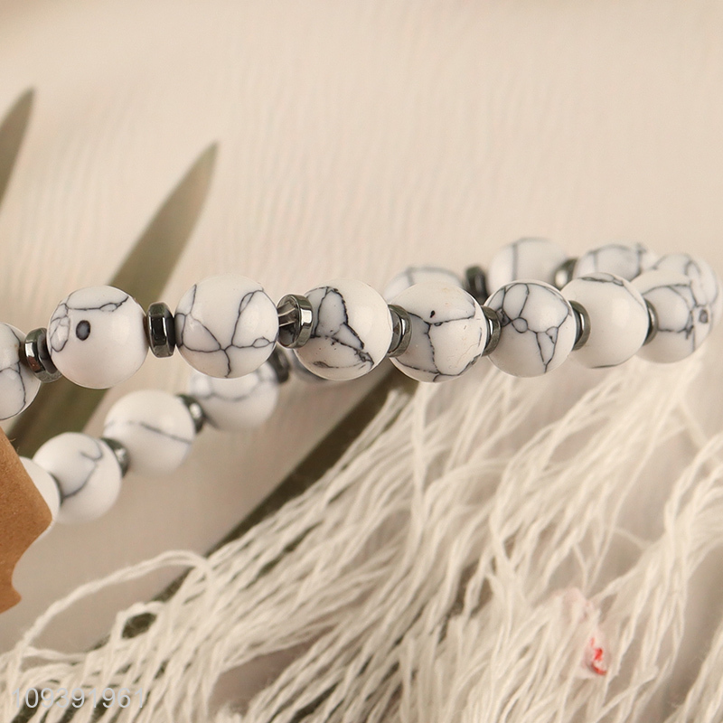 Popular products fashion jewelry stone bracelet for men women