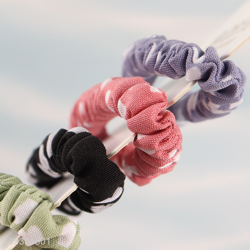 Best quality multicolor polyester hair bands hair rope