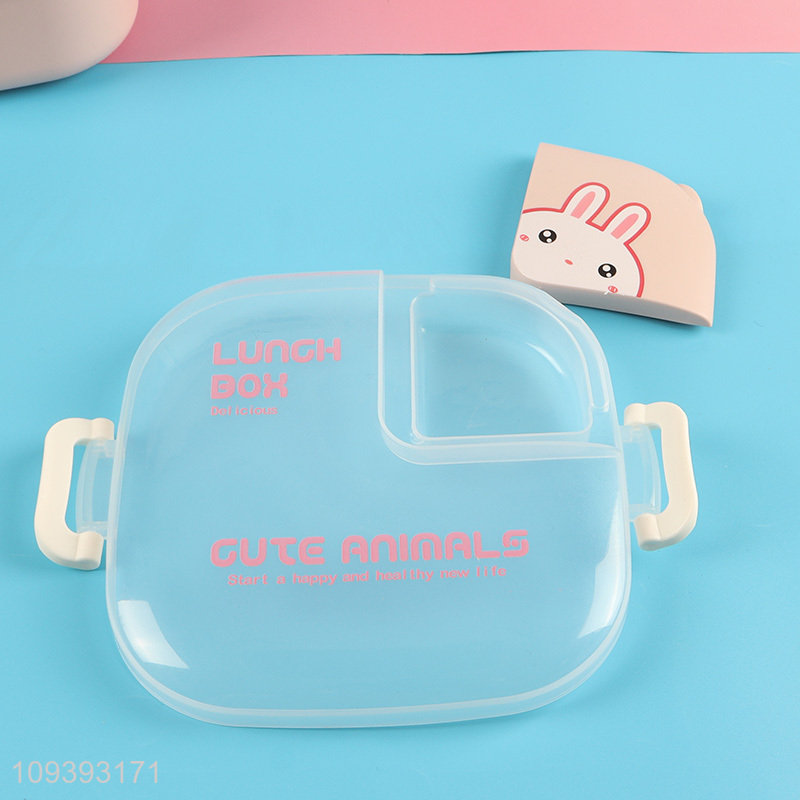 Low price school kids food container plastic lunch box