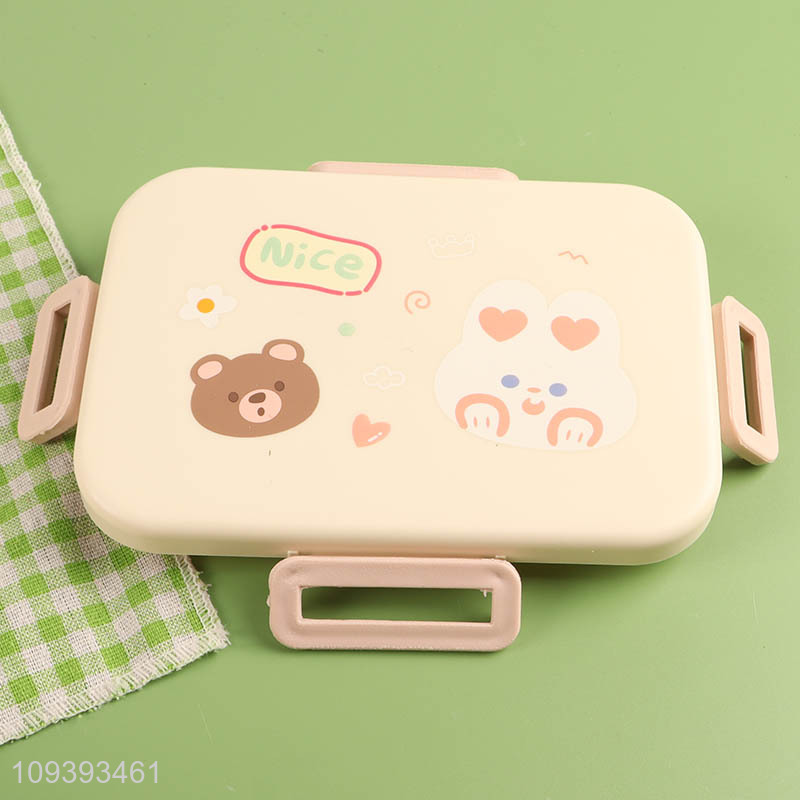 China wholesale food container plastic lunch box leak-proof lunch box