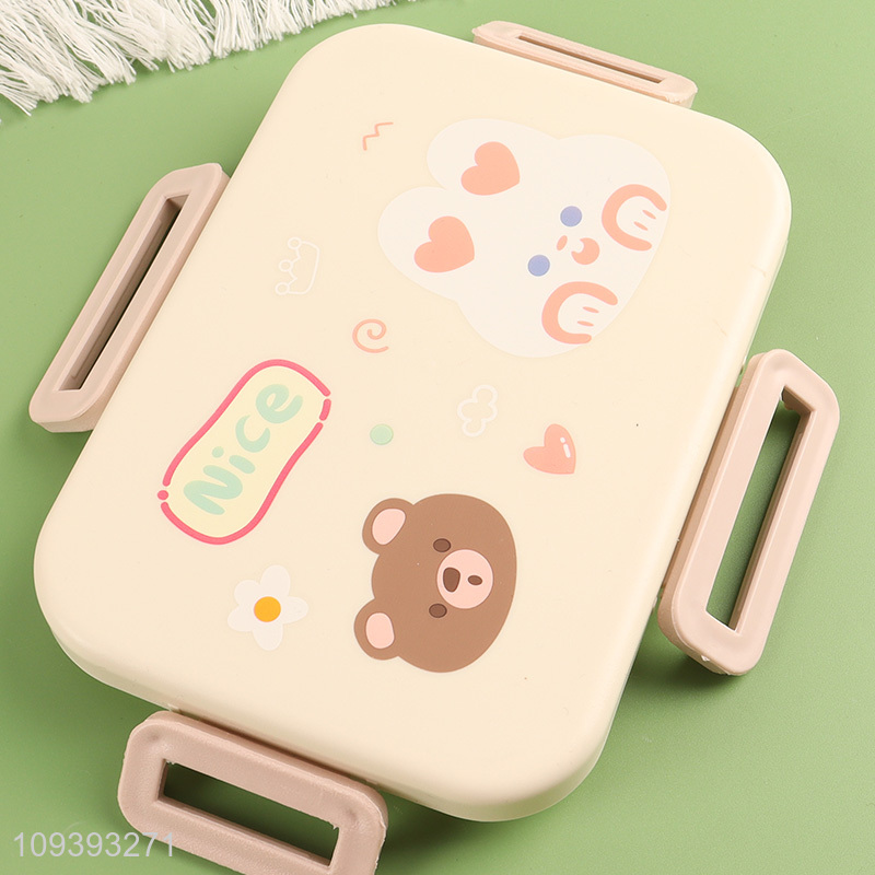 Top selling food container plastic lunch box wholesale