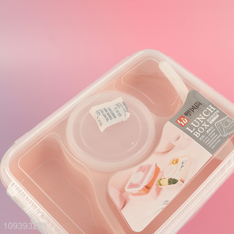 Low price food container plastic lunch box bento box