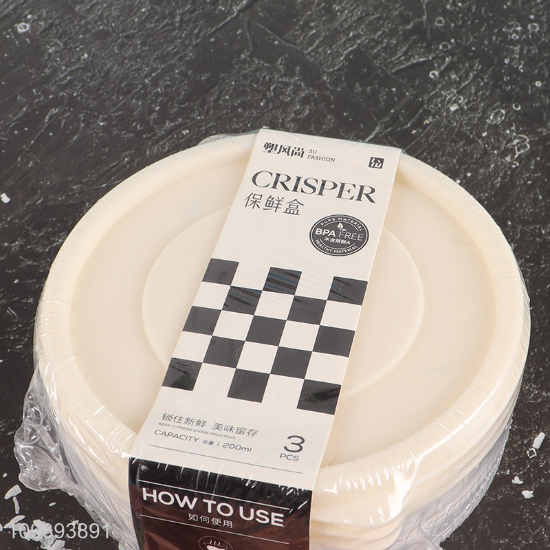 Top sale plastic food container preservation box for space-saving