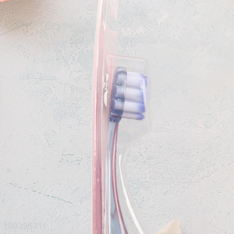Top sale non-slip handle toothbrush for easy grip