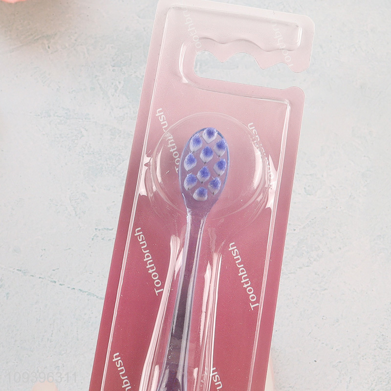 Top sale non-slip handle toothbrush for easy grip