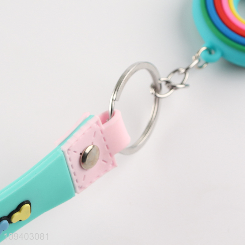 China factory donut pendant key chain key rings